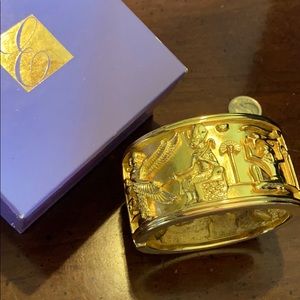 Vintage Elizabeth Taylor Egyptian Revival Bracelet
